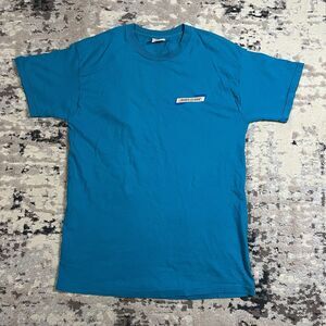 Vintage 90s Body Glove Spellout Teal Surfing T-shirt Size Large Made In USA